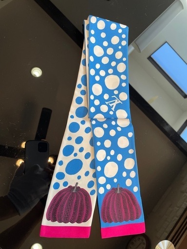 新品未使用！LV×YKバンドインフィニティドット草間彌生スカーフM78290