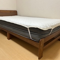 シングルマットレス(Nスリープハード)すのこシングルベットフレー...