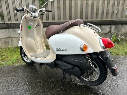 ⭐️ビーノ低燃費4ストモデル⭐️バッテリー・シート・プラグ・グリップなど新品交換で快調⭐️50cc原付スクーター⭐️