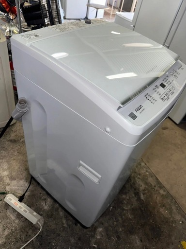 No.0403  22年アクア洗濯機7kg(配送、設置)無料❗️