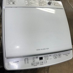 No.0403  22年アクア洗濯機7kg(配送、設置)無料❗️の画像