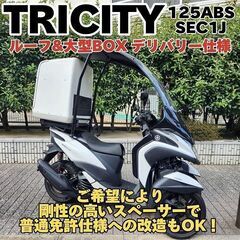 【普通免許仕様もOK！】トリシティ125ABS ZORRO製ルー...