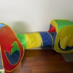 【美品】子供用　室内
テント　おもちゃ　ボール付き　室内の画像