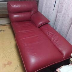 ワインレッドのソファー　美品　