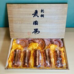 「純銅麦酒揃」銅製ビアグラス・タンブラー＆小皿５Ｐセット