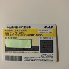 ANA株主優待　値下げしましたの画像