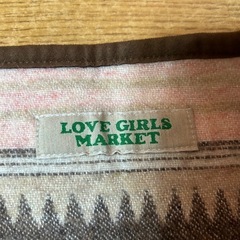 LOVE GIRLS MARKET ウールミニ巻きスカート　Fの画像