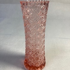 花瓶　カットガラス