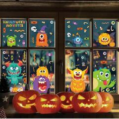 ハロウィン　ステッカー　シール　窓ガラス　イベント　デコレーショ...
