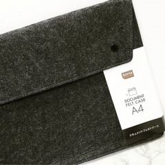 【新品未使用】フェルトケース　グレー