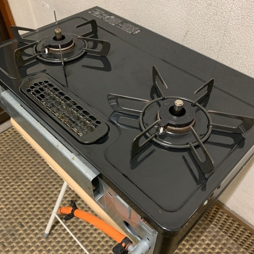 美品　ガスコンロ LPガス RTE670BKR 