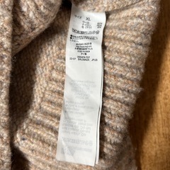 無印良品　ショート丈セーター　ニット　XLの画像