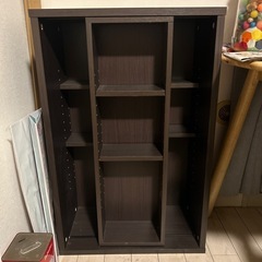 可動式カラーボックスの画像