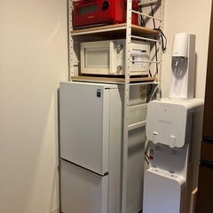 【家具家電3点セット】冷蔵庫・電子レンジ・ラック