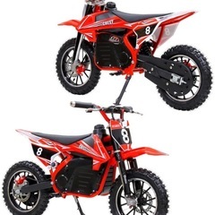 500w搭載電動ポケバイ 速度コントローラ付き モトクロスモデルダートバイクタイプポケットバイクの画像