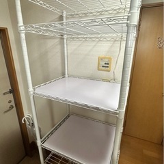 ベルメゾン キッチンラック(ホワイト)