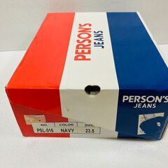【美品】PERSON'S JEANS レディーススニーカー ネイビーの画像