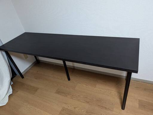 家具テーブル IKEA リンモン ロングオフィスデスク 200×60