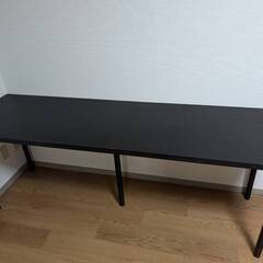 家具テーブル IKEA リンモン ロングオフィスデスク 200×60の画像