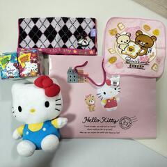 サンリオ　キティちゃん　ぬいぐるみ　ハンカチセット