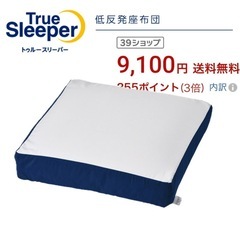 【新品】TrueSleeper低反発座布団