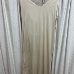ZARAラメ入り長袖 ニットワンピースMの画像