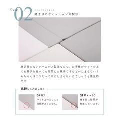 シームレス　プレイマット　折りたたみ　ベビー　キッズ　　の画像