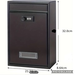 ポスト　新品郵便受けの画像