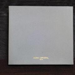 【値下げ】フォトフレーム　HOYA CRYSTAL時計付きの画像
