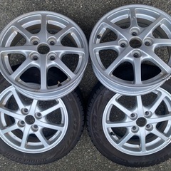 155 65 R14 2本スタッドレスタイヤVRX2付きホイール