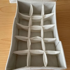 無印良品仕切りBOX2個セットの画像