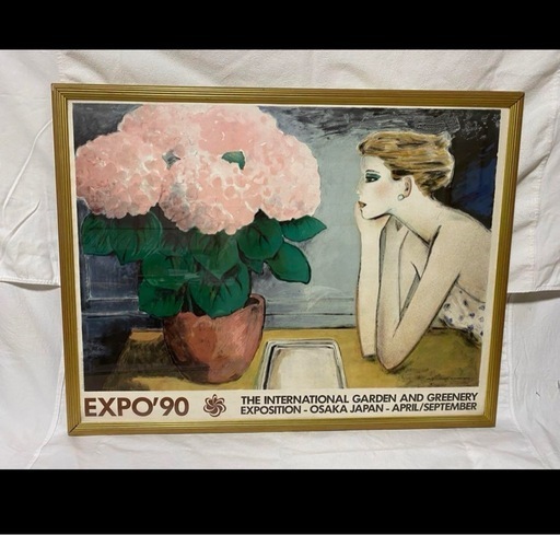 カシニョール　リトグラフ　あじさい