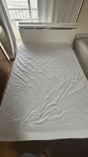 ニトリダブルベットフレーム　フランスベットのマット付き　10月10日まで