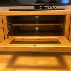 【国産】【美品】足場家具　テレビボード幅135cm【WOODPRO】の画像