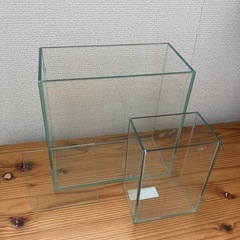 ミニガラス水槽 2個セット