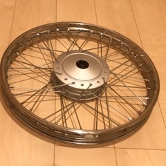 スーパーカブ110（JA10）ホイール前後の画像