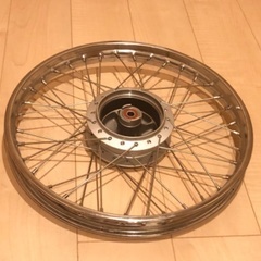 スーパーカブ110（JA10）ホイール前後の画像