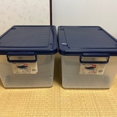 フタ式衣装ケース　2個セットの画像