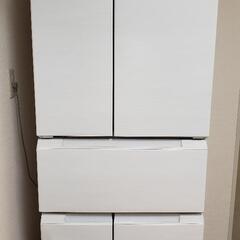 シャープ 6ドア 429L 冷蔵庫 SJ-MF43K-W 幅65...