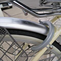 U型フレーム自転車 GAVLE オートライト クリーム CF19-UCP241HD 24インチの画像