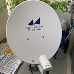 ＢＳアンテナ、地上波アンテナ
