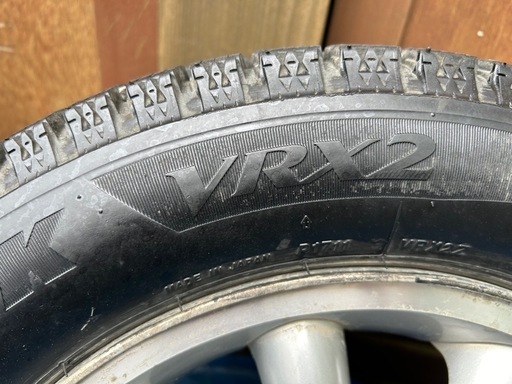 最終価格！155/65R13VRX2 &13インチホイール 付きまとめて売り