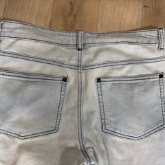 【終了】スリムソフトパンツ　Gパン　デニム　L  ②の画像