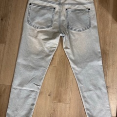 【終了】スリムソフトパンツ　Gパン　デニム　L  ②の画像