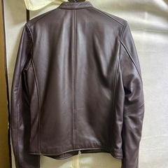 ナノ・ユニバース　革ジャケット　Sサイズの画像