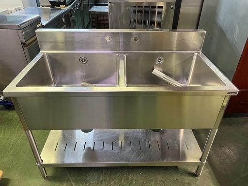 taniko 2槽シンク 1200x600x800(+150)