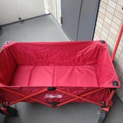 コールマンキャリーカート アウトドアワゴン 耐荷重約100kg ストッパー付 コンパクト収納の画像