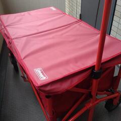 コールマンキャリーカート アウトドアワゴン 耐荷重約100kg ストッパー付 コンパクト収納の画像