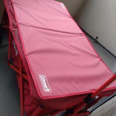 コールマンキャリーカート アウトドアワゴン 耐荷重約100kg ストッパー付 コンパクト収納の画像