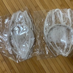 新品未開封、うさみみカチューシャ2本セット